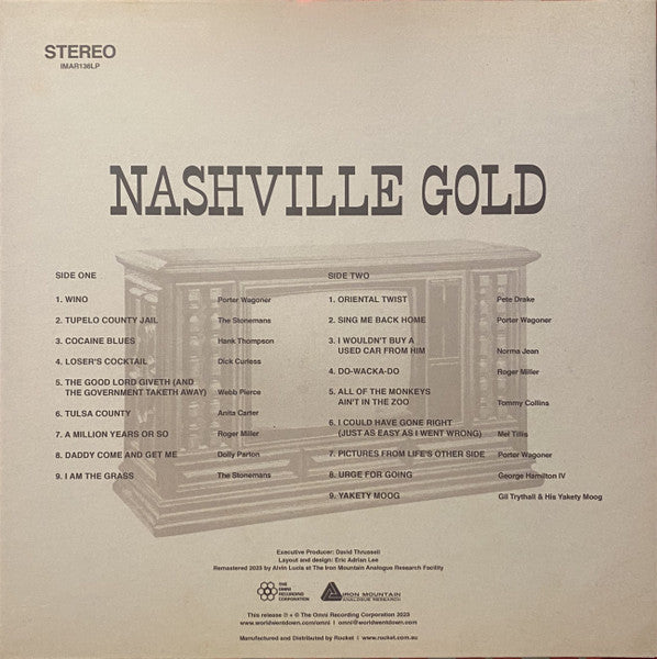Nashville Gold: Hayseed Delirium From The Boob Tube Golden Age (1956-1975) - secondary