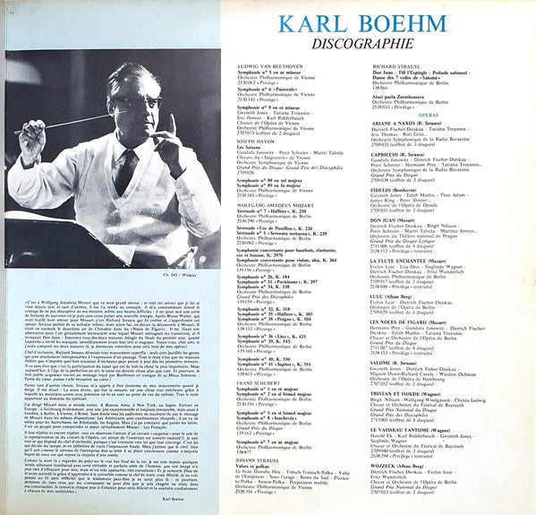 Wolfgang Amadeus Mozart, Karl Böhm, Berliner Philharmoniker - Symphonies "Haffner" Et "Prague" - Symphonie N° 32 En Sol Majeur, K. 318