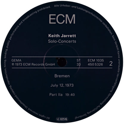 Solo Concerts: Bremen / Lausanne - secondary