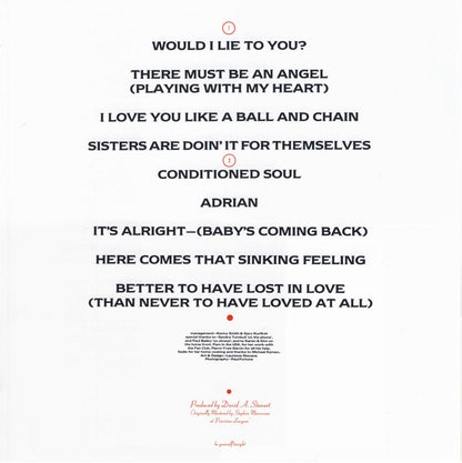 Be Yourself Tonight - secondary