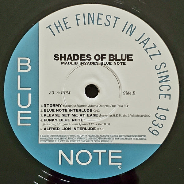 Shades Of Blue (Madlib Invades Blue Note) - secondary