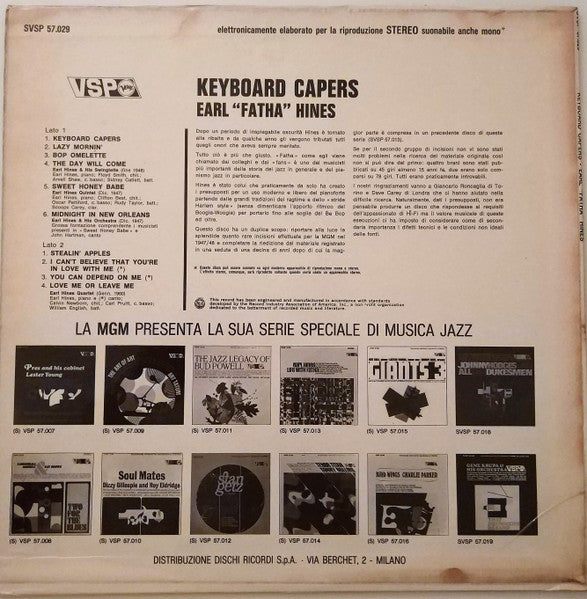 Keyboard Capers - secondary