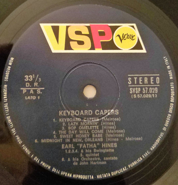 Keyboard Capers - secondary