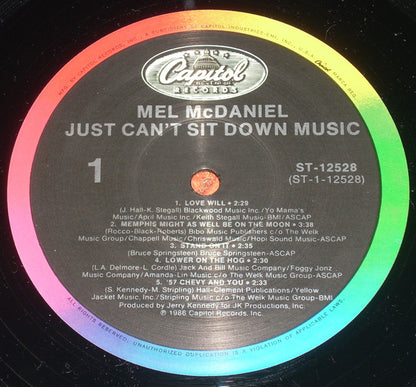 Just Can't Sit Down Music - secondary