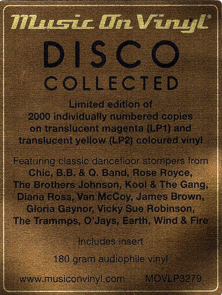 欧LP Various Disco Collected MOVLP3279 Music On Vinyl /00260 Various - Disco Collected – Five Buck Bin