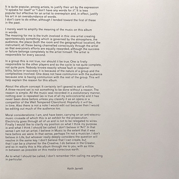 Solo Concerts: Bremen / Lausanne - secondary