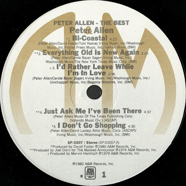 Peter Allen - Peter Allen - The Best