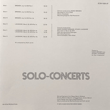 Solo Concerts: Bremen / Lausanne - secondary