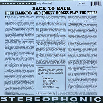 Back To Back (Duke Ellington And Johnny Hodges Play The Blues) - secondary