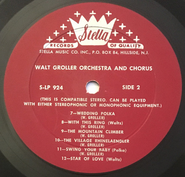 Walt Groller And His Orchestra - The Gals In Pennsyltucky