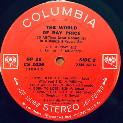 Ray Price - The World Of Ray Price