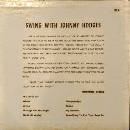 Swing With Johnny Hodges - secondary