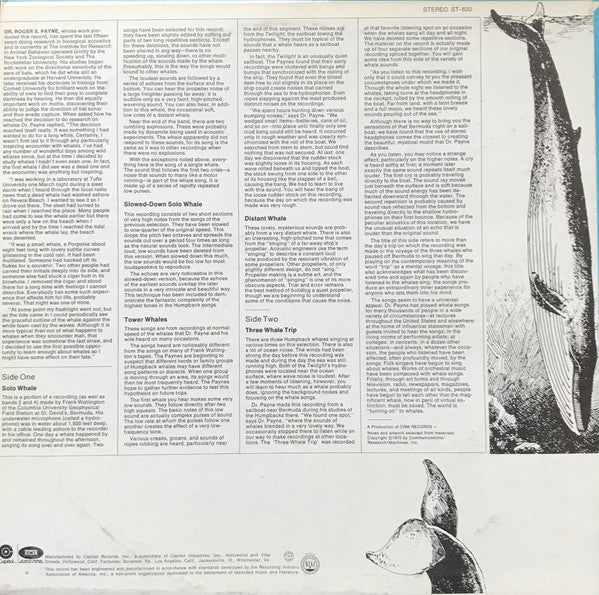 Songs Of The Humpback Whale - secondary