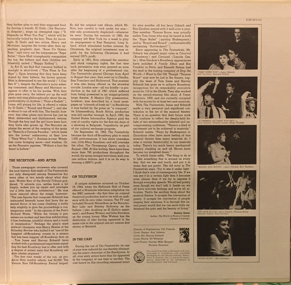 Various - The Fantasticks - The Original Cast Album Of The Award-Winning International Musical