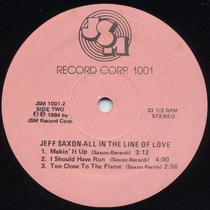 All In The Line Of Love - secondary