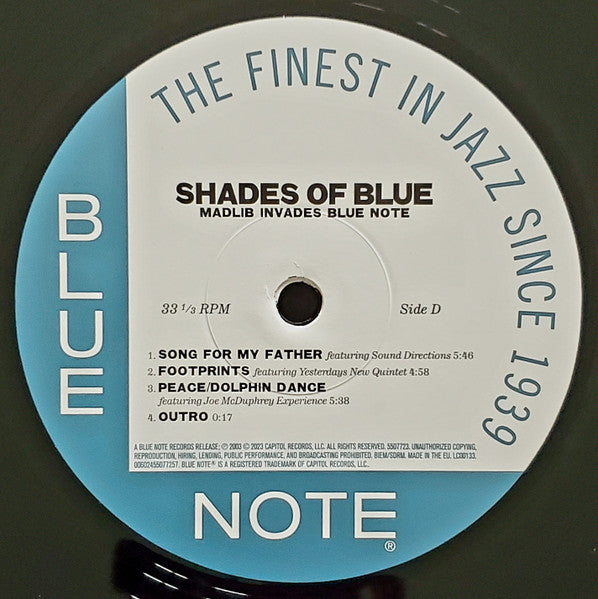 Shades Of Blue (Madlib Invades Blue Note) - secondary