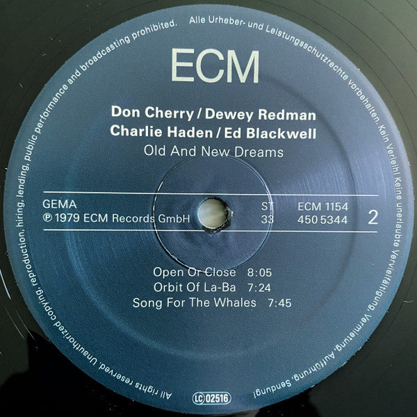 Old And New Dreams - secondary