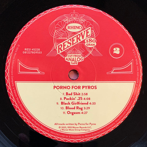 Porno For Pyros - secondary