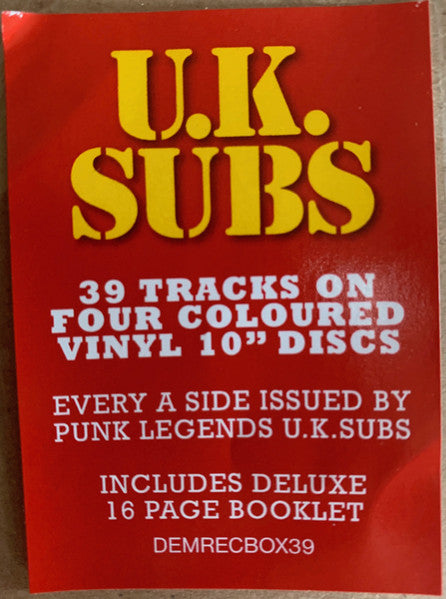 1977 - 2017 40 Years Of U.K. Subs Singles - secondary