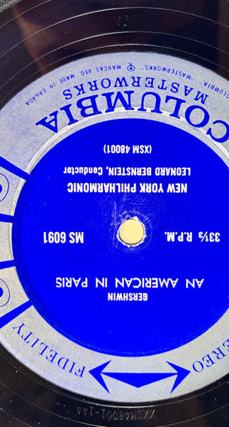 George Gershwin, Leonard Bernstein - Rhapsody In Blue / An American In Paris
