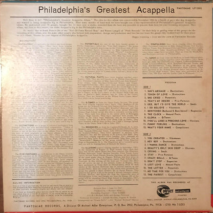 Philadelphia's Greatest Acappella - secondary