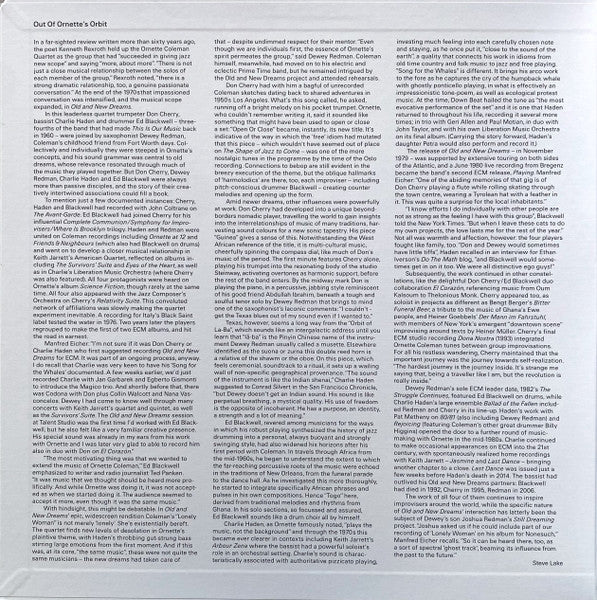 Old And New Dreams - secondary