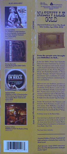 Nashville Gold: Hayseed Delirium From The Boob Tube Golden Age (1956-1975) - secondary