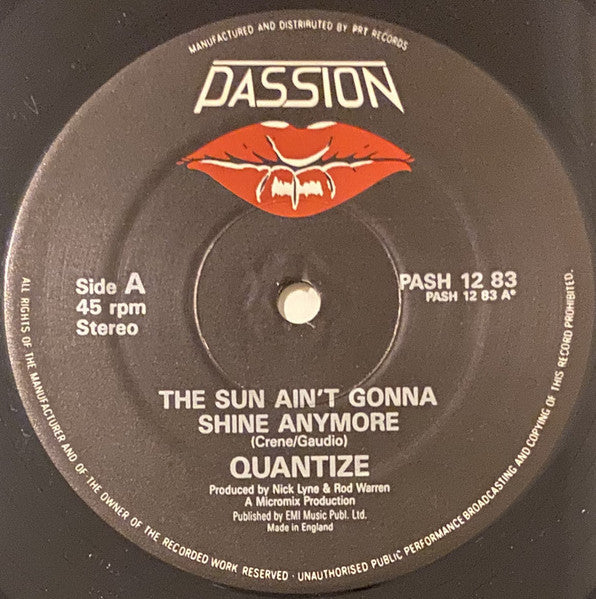 The Sun Ain't Gonna Shine Anymore - primary