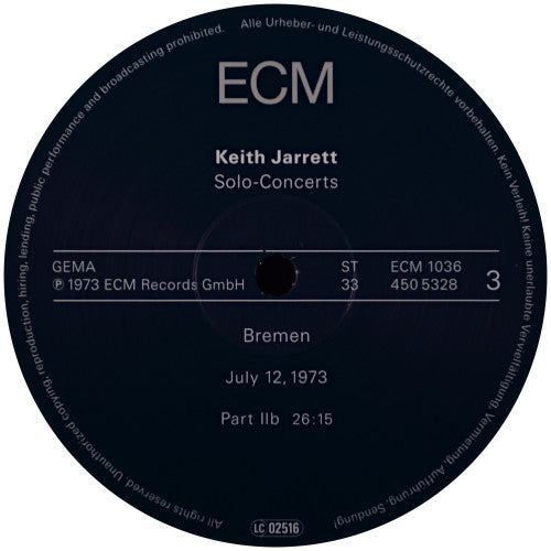 Solo Concerts: Bremen / Lausanne - secondary