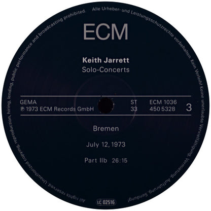 Solo Concerts: Bremen / Lausanne - secondary