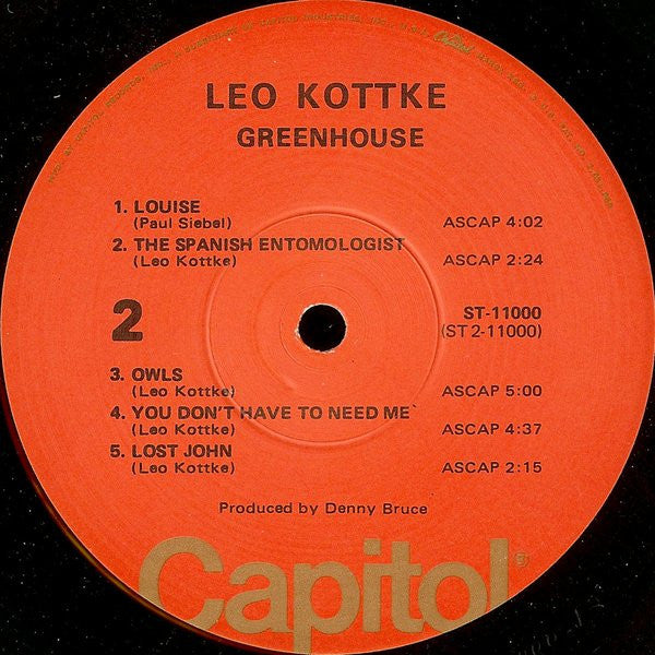 Leo Kottke - Greenhouse – Five Buck Bin