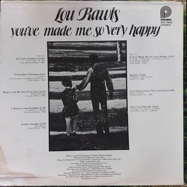 Lou Rawls - You've Made Me So Very Happy