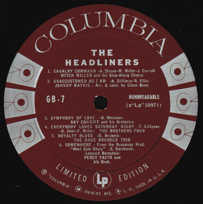 Various - The Headliners