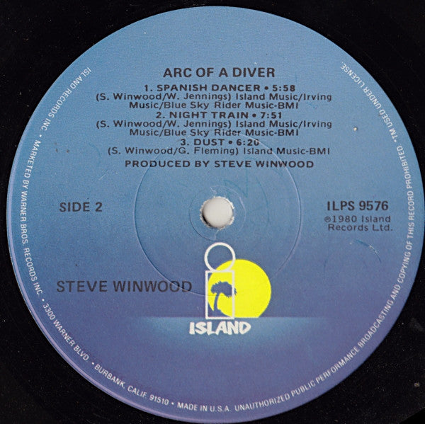Steve Winwood - Arc Of A Diver