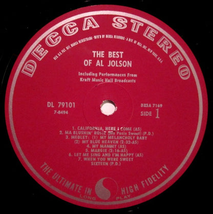 The Best Of Al Jolson - secondary