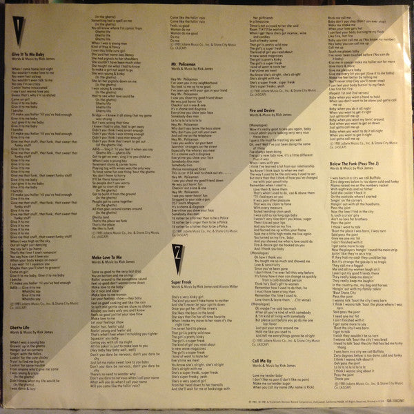 Street Songs - secondary