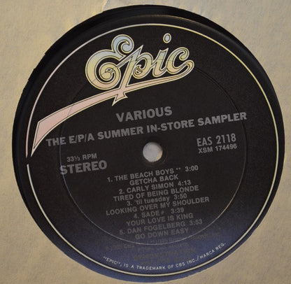 The Long Hit Summer (On Epic, Portrait And The CBS Associated Labels) - secondary