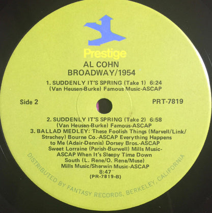Al Cohn - Broadway/1954