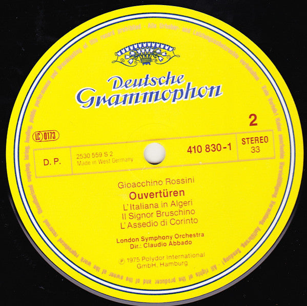 Claudio Abbado, Gioacchino Rossini, London Symphony Orchestra - Ouvertüren = Overtures