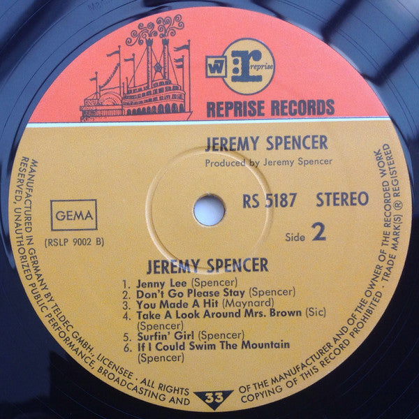 Jeremy Spencer - secondary
