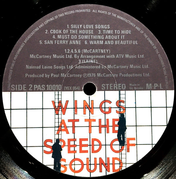 Wings - Wings At The Speed Of Sound