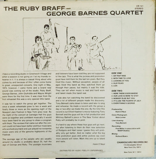 The Ruby Braff / George Barnes Quartet - secondary