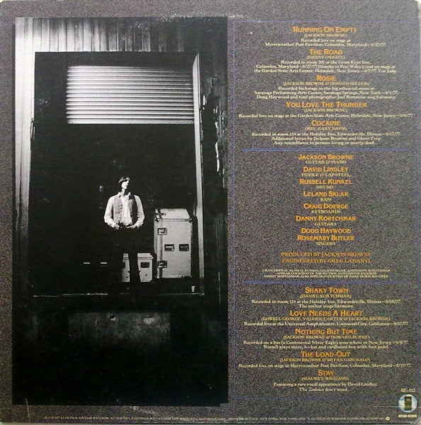 Jackson Browne - Running On Empty