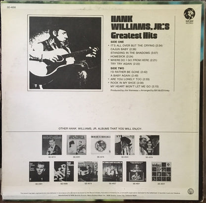 Hank Williams Jr Greatest Hits - secondary
