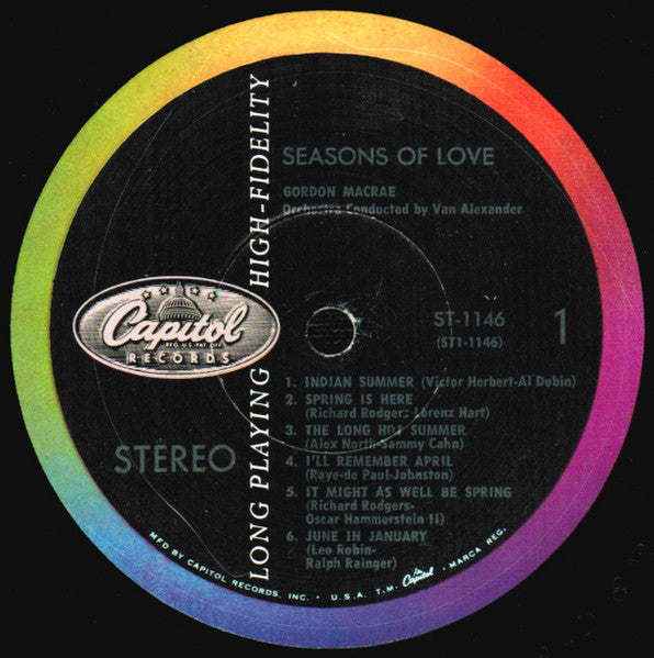 Gordon Macrae - The Seasons Of Love