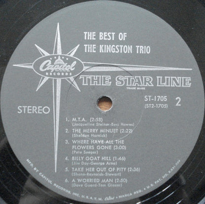 The Best Of The Kingston Trio - secondary