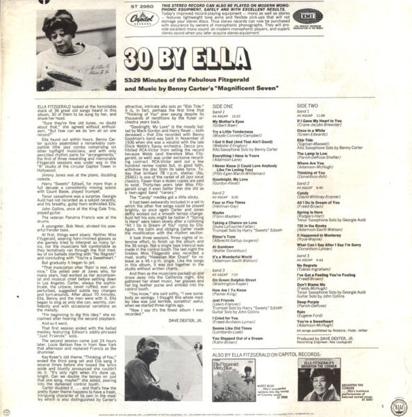 Ella Fitzgerald - 30 By Ella