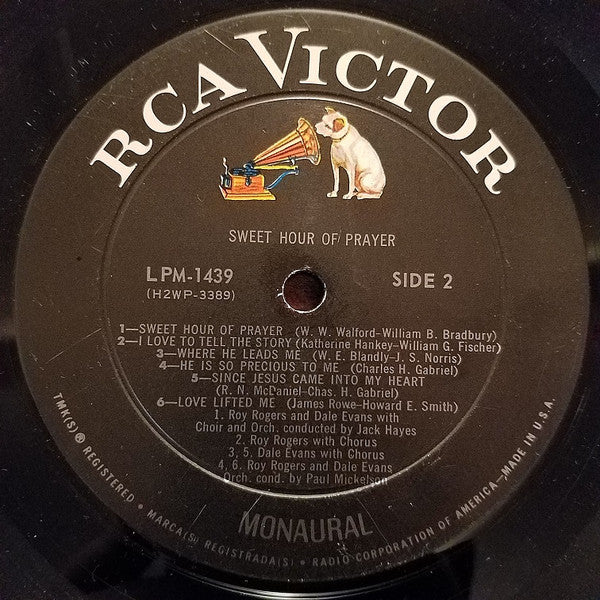 Roy Rogers And Dale Evans - Sweet Hour Of Prayer
