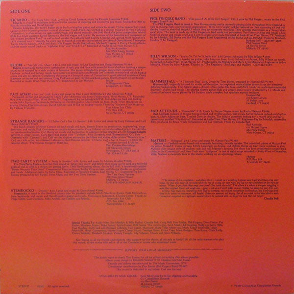 Various - Connecticut Compilation Record Volume 1