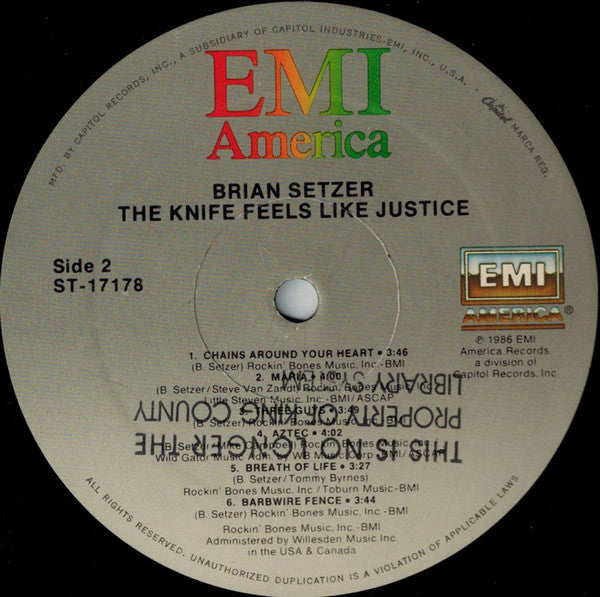 The Knife Feels Like Justice - secondary